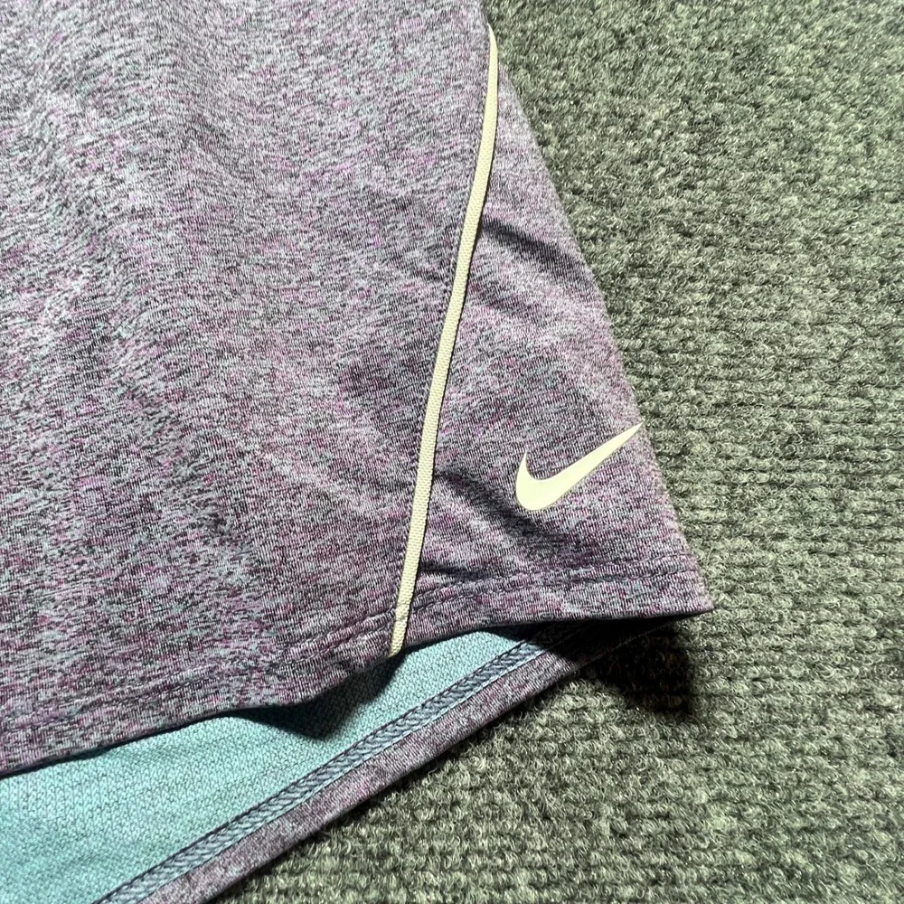 Nike Pro Dri-FIT Womens XS Purple Heather Space Dye Athletic Training Shorts